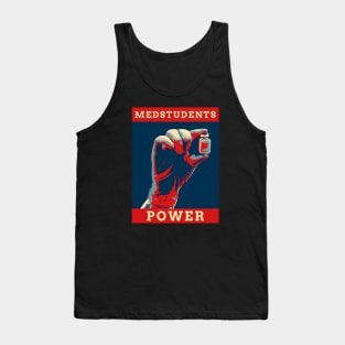 Medstudents Power - Medical Student In Medschool Funny Gift For Nurse & Doctor Medicine Tank Top